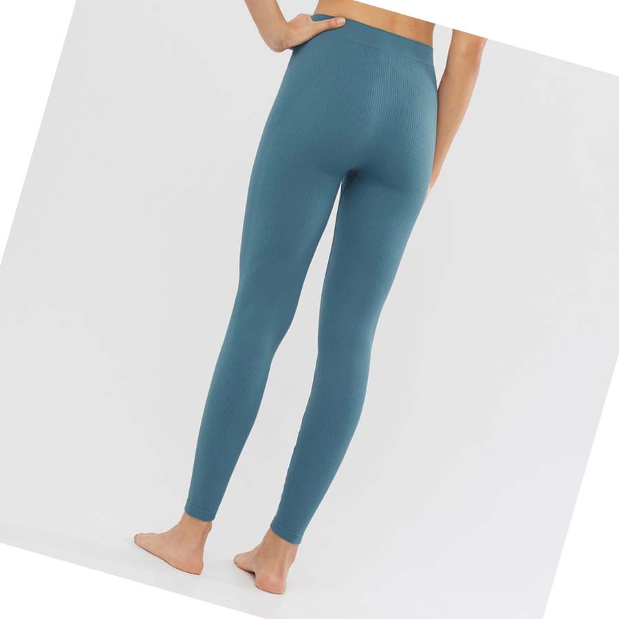 Pantalones Salomon ESSENTIAL SEAMLESS Mujer Azules | MX 2378AHK